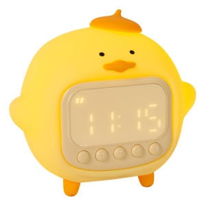 PINCHA DUCK - Oplaadbare Tafellamp Kinderkamer - Accu/Batterij - LED 3 StepDim - 1x1,5W 2100K - Met muziekfunctie - Geel | Essential