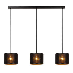 TAGALOG - Hanglamp - Ø 40 cm - 3xE27 - Zwart | Essential