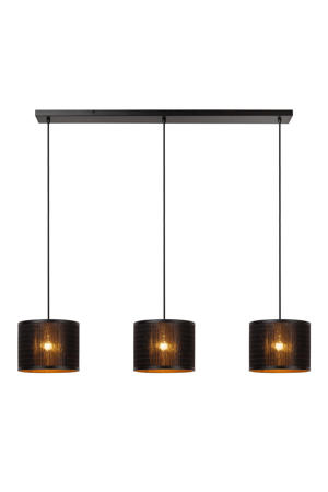 TAGALOG - Hanglamp - Ø 40 cm - 3xE27 - Zwart | Essential