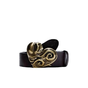 leren riem zwart