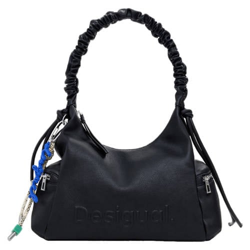 Desigual schoudertas met sleutelhanger zwart afbeelding