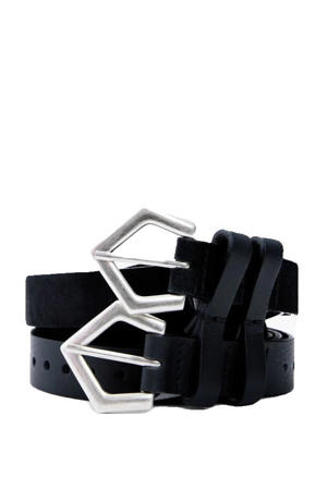 leren riem zwart