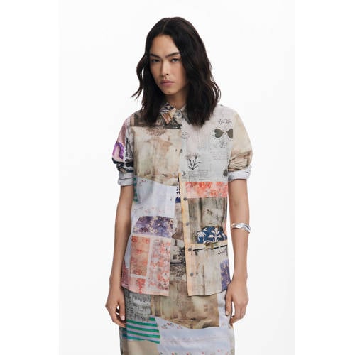 Desigual blouse ecru afbeelding