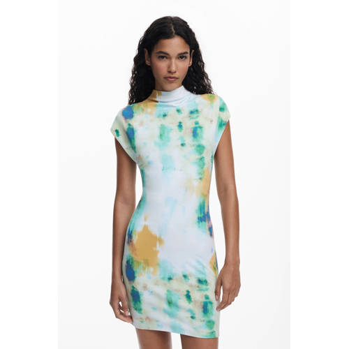 Desigual midi jurk blauw afbeelding
