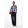 Desigual straight low waist cargobroek zwart