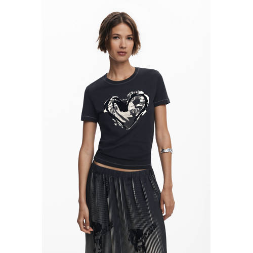 Desigual T-shirt zwart afbeelding