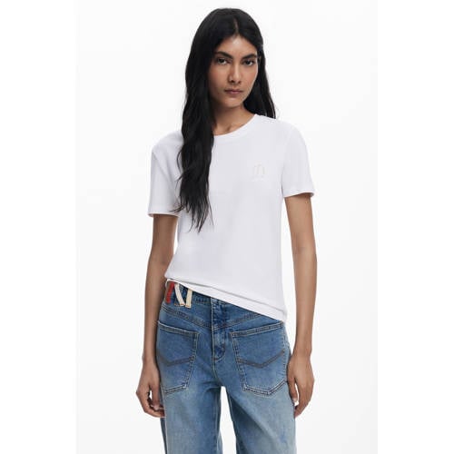 Desigual T-shirt wit afbeelding