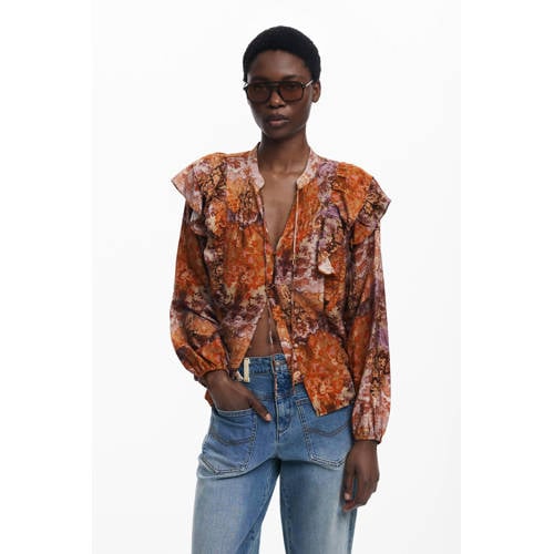 Desigual blouse oranje afbeelding