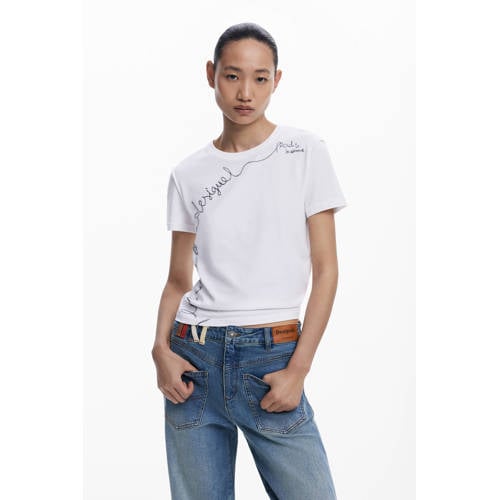 Desigual T-shirt wit afbeelding