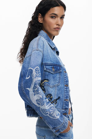 denim spijkerjas medium blue denim