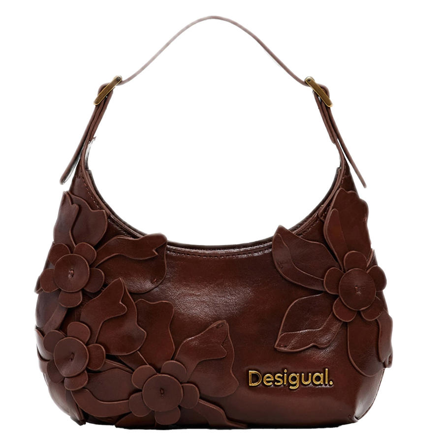 Desigual Schoudertas bruin - Nu 40% korting