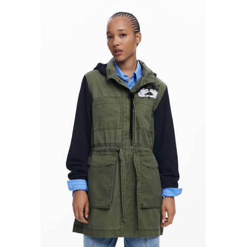 Desigual parka kaki afbeelding