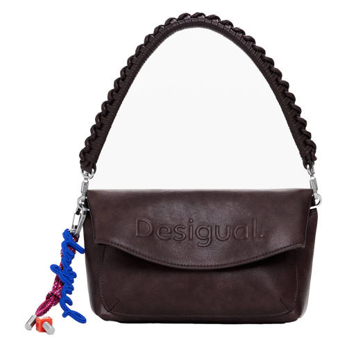 Desigual schoudertas donkerbruin afbeelding