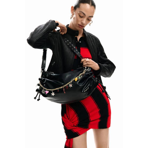 Desigual schoudertas zwart afbeelding
