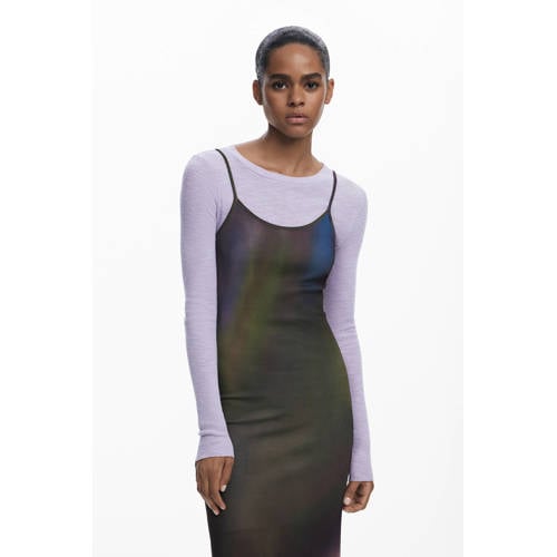 Desigual midi jurk donkergroen afbeelding