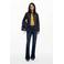 Desigual imitatieleren jas donkerbruin