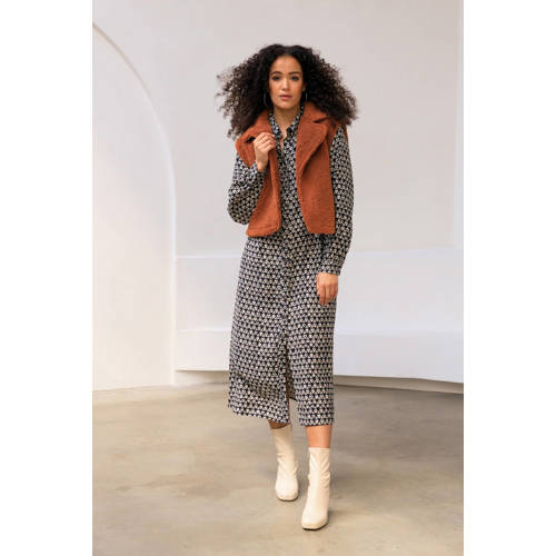 Ivy Beau blousejurk zwart afbeelding