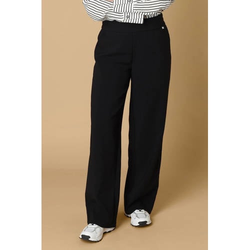 Ivy Beau rechtvallend high waist broek zwart afbeelding