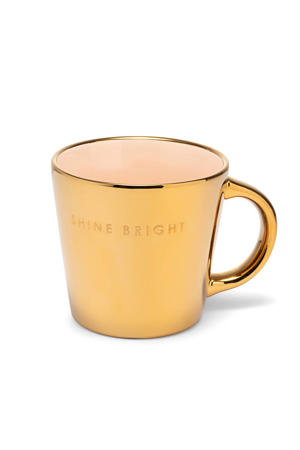 cappuccino mok SHINE BRIGHT gold ecru (250 ml)