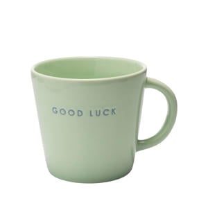 cappuccino mok GOOD LUCK light green (250 ml)