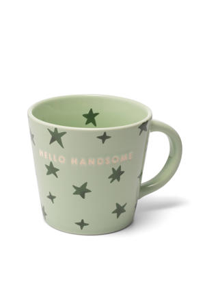 cappuccino mok stars HELLO HANDSOME green (250 ml)