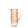 Vondels karaf ripple amber (23,5 cm)