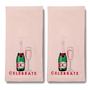 geborduurd servet CELEBRATE (45x45 cm) (set van 2)