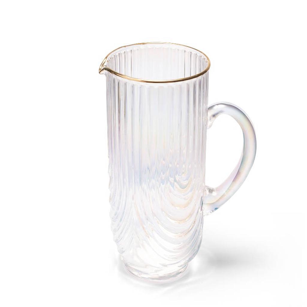 Vondels karaf ripple transparant (23,5 cm)
