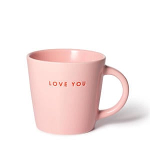 cappuccino mok LOVE YOU pink (250 ml)