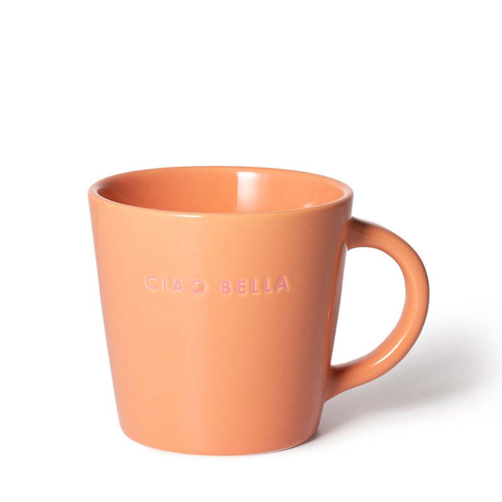 Vondels cappuccino mok CIAO BELLA orange (250 ml)