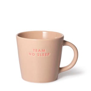 cappuccino mok TEAM NO SLEEP beige (250 ml)