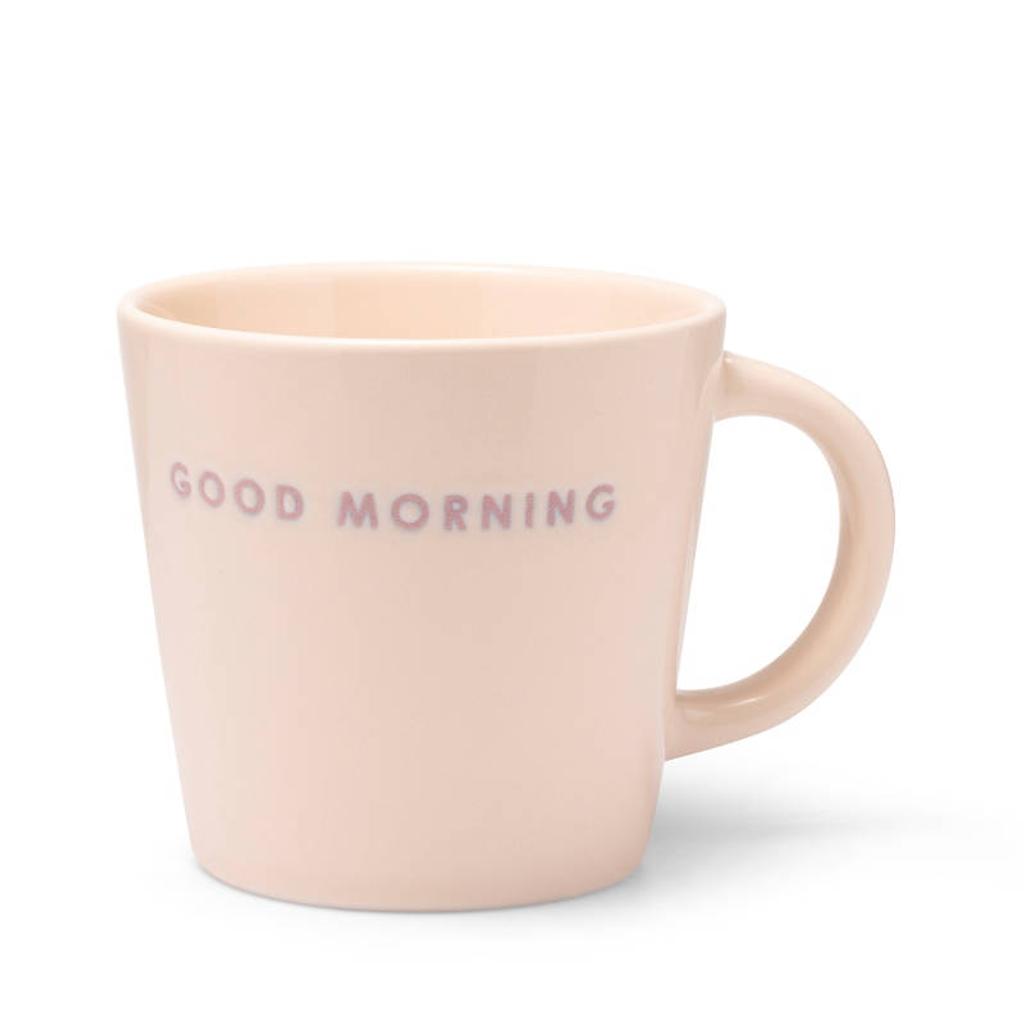 Vondels cappuccino mok GOOD MORNING ecru (250 ml)