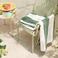 BEACHWAVE strandlaken Bold Stripe - donkergroen (velours) (180x100 cm)