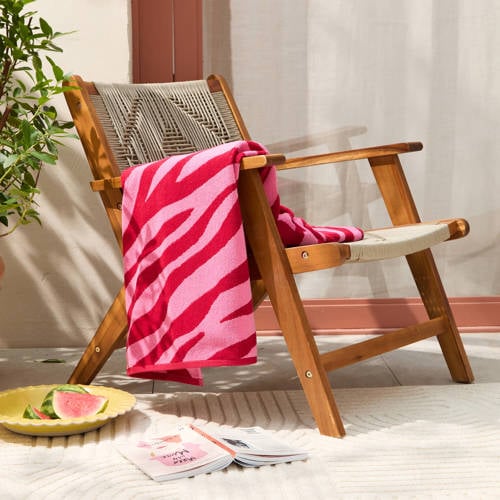 BEACHWAVE strandlaken Zebra (180x100 cm) afbeelding