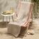 BEACHWAVE strandlaken Palm - zand (velours) (200x100 cm)