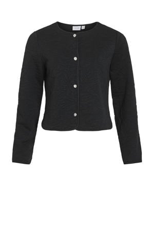 gevoerd vest zwart
