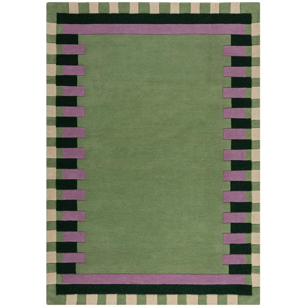 Flair Rugs Kai Wol Vloerkleed met Border