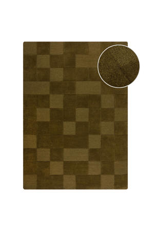 Checkerboard Modern Vloerkleed Wol