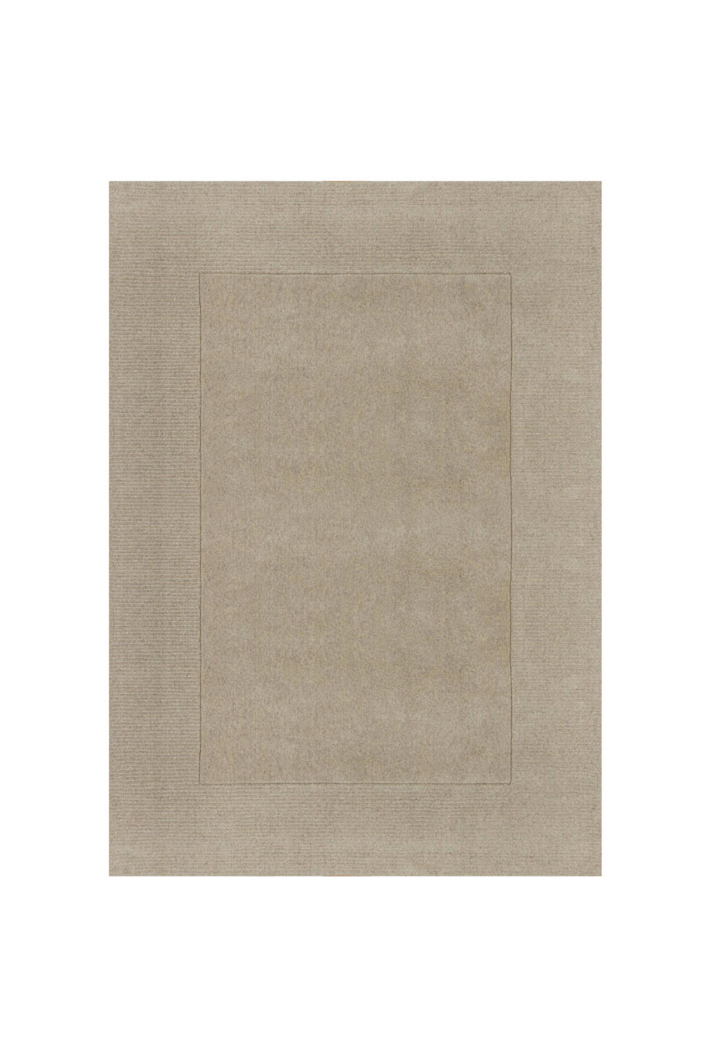 Flair Rugs Texture Wool Border Modern Vloerkleed Wol