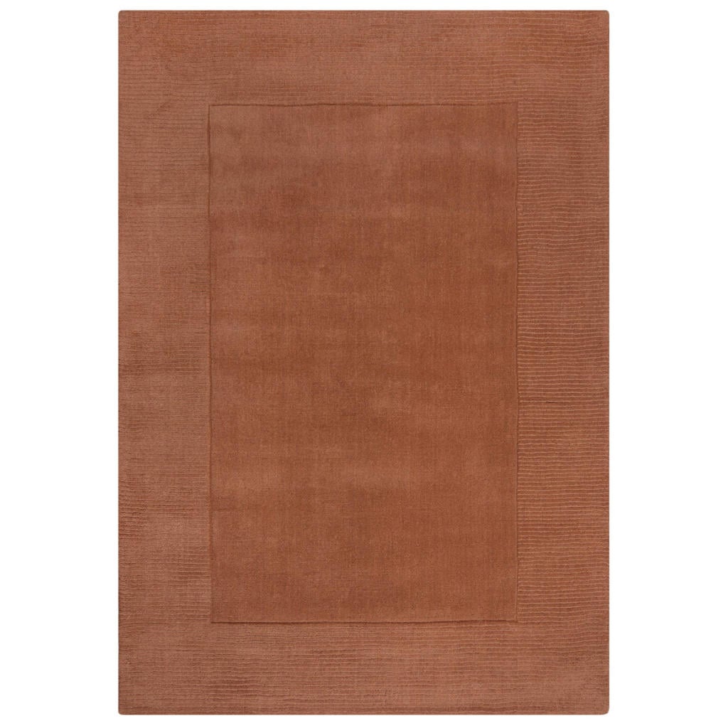 Flair Rugs Texture Wool Border Modern Vloerkleed Wol