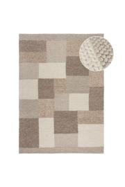 thumbnail: Flair Rugs vloerkleed wol Minerals Patchwork (230x160 cm)