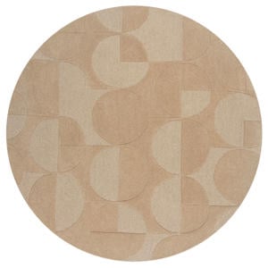 vloerkleed wol Gigi Geometrisch (Ø160 cm)