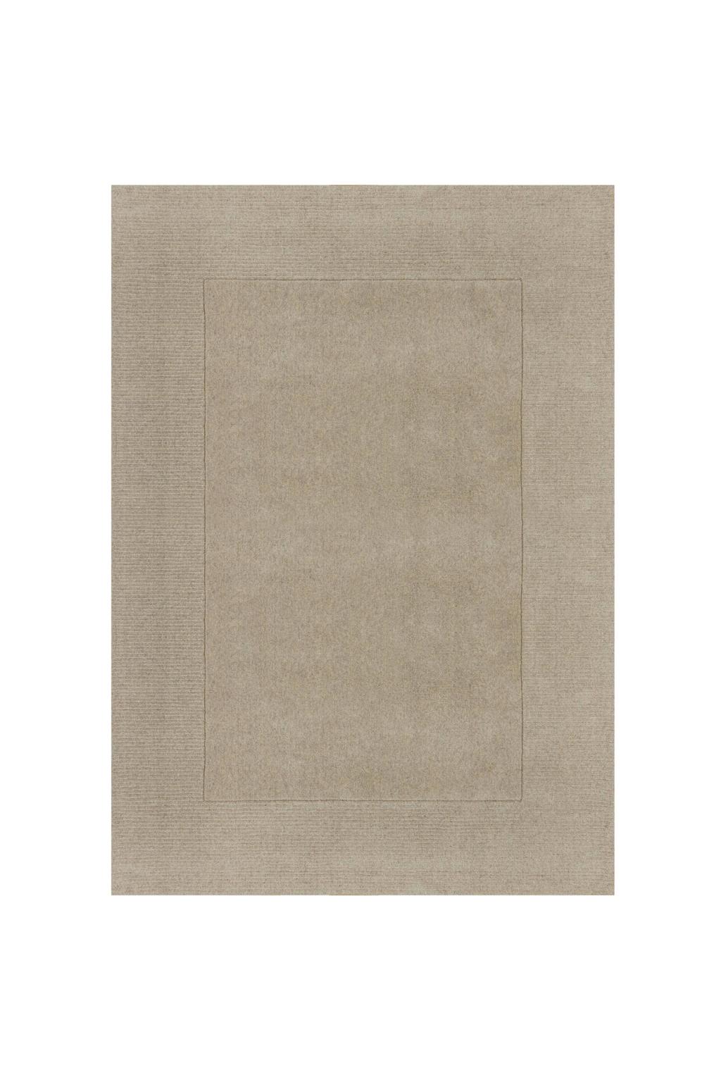 Flair Rugs Texture Wool Border Modern Vloerkleed Wol