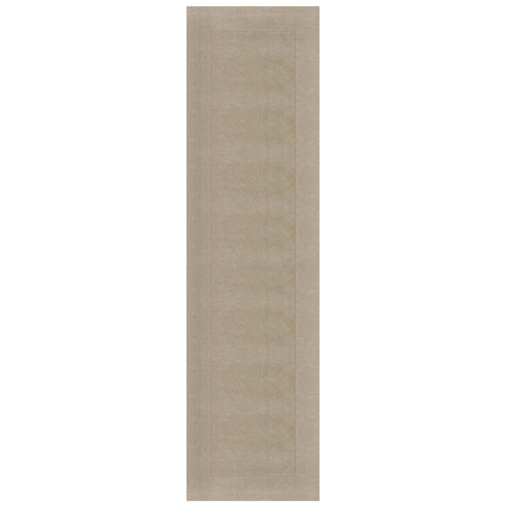 Flair Rugs Texture Wool Border Modern Vloerkleed Wol