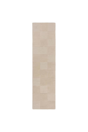 vloerkleed wol Checkerboard Modern (230x60 cm)