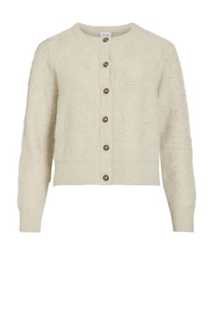 gebreid vest ecru