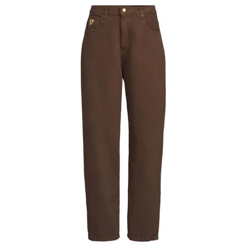 Lois barrel jeans donkerbruin afbeelding