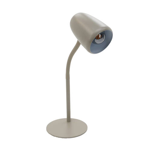 EGLO Carlo Tafellamp - Bureaulamp - E14 - 46 cm - Zandkleur/Beige/Crème - Kantelbaar afbeelding