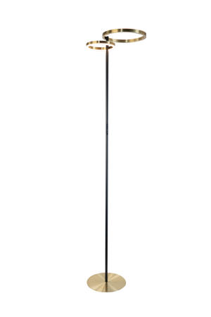 Castelpoto 1 Vloerlamp - LED - 180 cm - Goud/Wit - Instelbaar wit licht - Dimbaar 