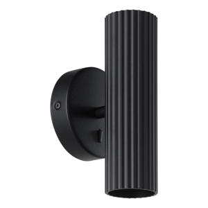 Portillo Wandlamp - GU10 - 20 cm - Zwart